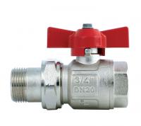 Кран шаровой ITAP IDEAL ВН 1/2" с американкой